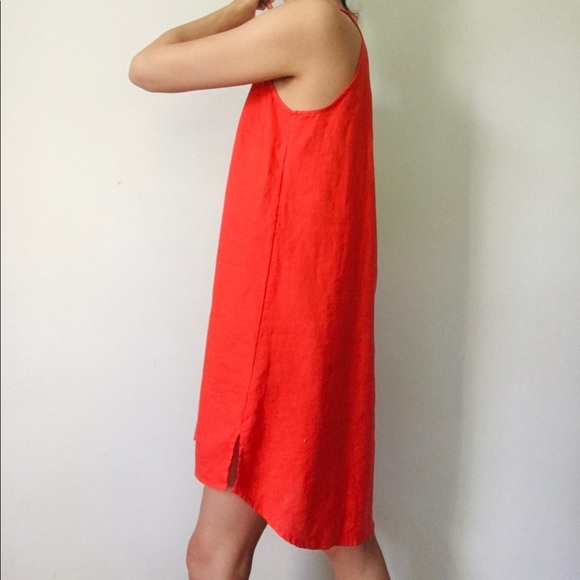 Vibrant linen shift dress - Picture 5 of 13